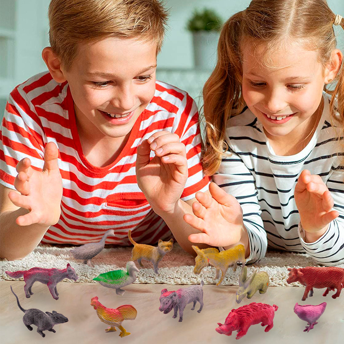 Miniatura 5 de Figuras Animales Granja X12 GM1911-126